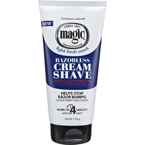 Black magic shavihng cream